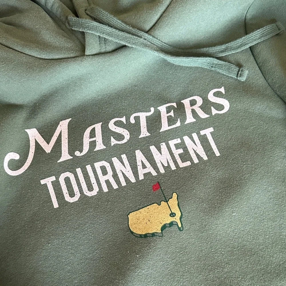 Masters Green Hoodie Sweatshirt with Tournament Logo - Picture 4 of 11